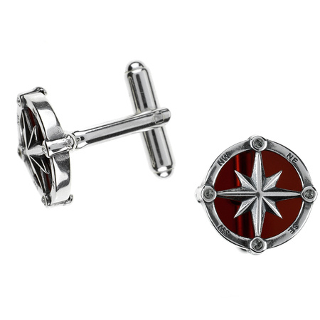 Silver cufflinks