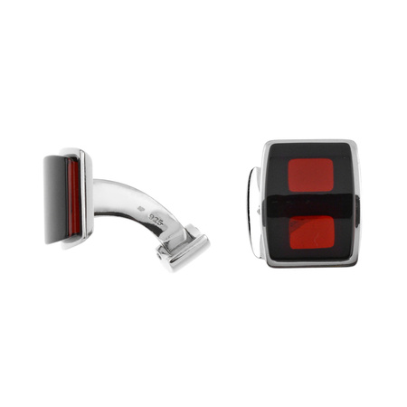 Silver cufflinks