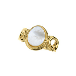 Silver ring with Mother of Pearl