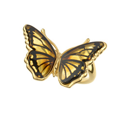 Silver pendant Butterfly